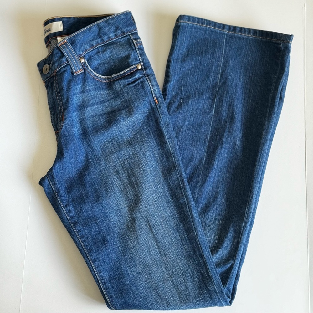 GAP Curvy Low Rise Straight Leg Denim Jeans Size 6